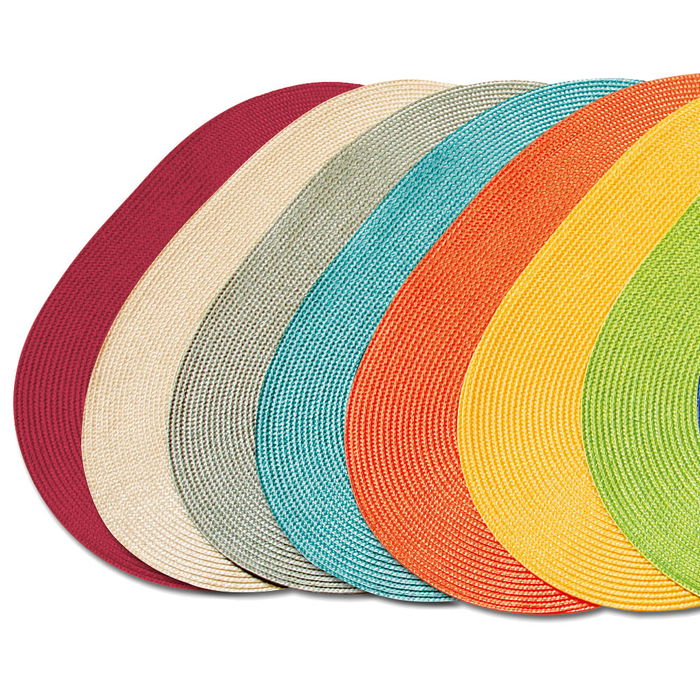 Continenta Individual Beige Ovalado Trenzado Sintético 45x31 cm (24 Unidades) Lavable Apto Lavavajillas Continenta Individual Beige Ovalado Trenzado Sintético 45x31 cm (24 Unidades) Lavable Apto Lavavajillas